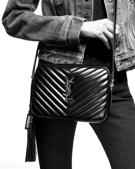 Saint Laurent Lou Matelassé Leather Camera Bag 